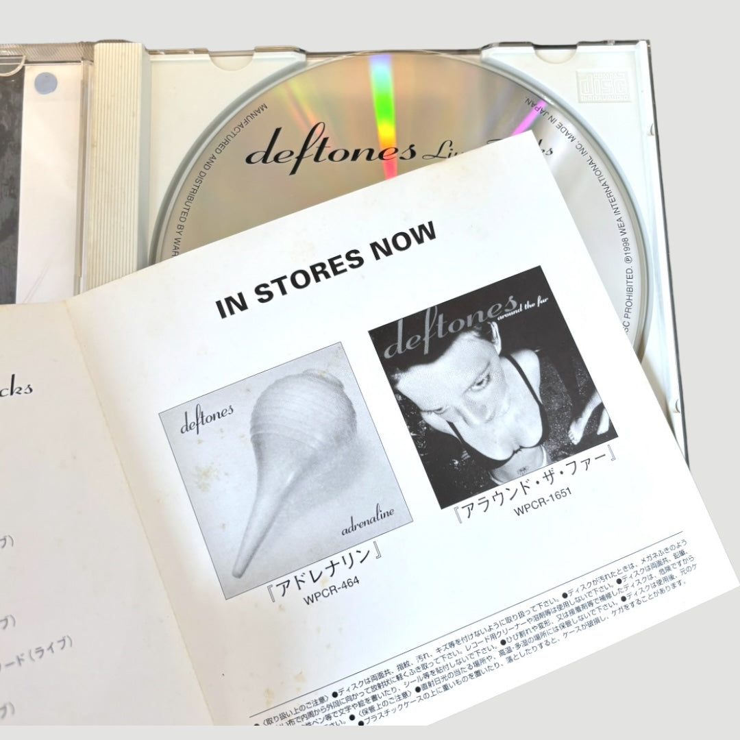1998 Deftones Live Tracks Japanese CD