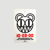 2000 Radiohead KID A Tour Laminate