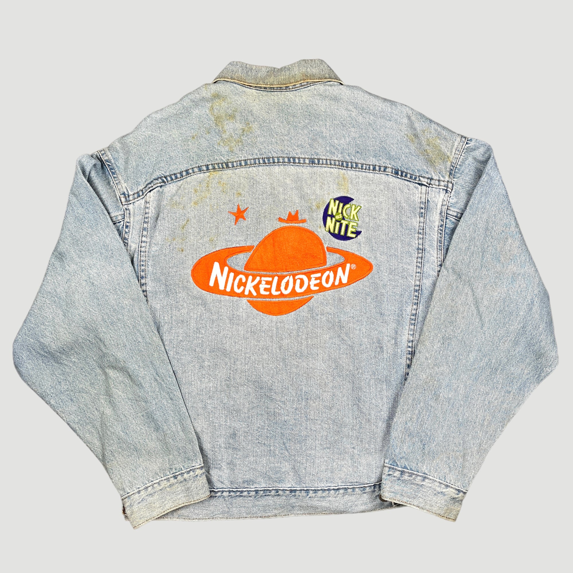 90's Nickolodeon Denim Staff Jacket