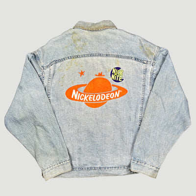 90's Nickolodeon Denim Staff Jacket