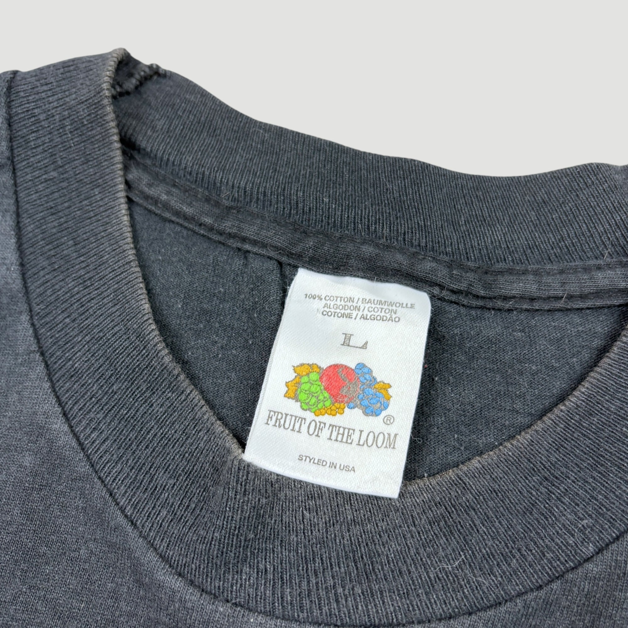 トップス 90S FRUIT OF THE LOOM BLACK T-SHIRT Fruit of the Loom | Shirts | Vintage 9s Fruit Of The Loom