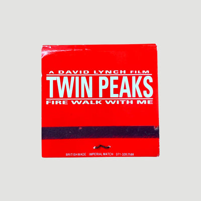 1992 Twin Peaks Fire Walk With Me Matchbook