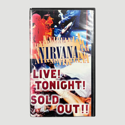 1995 Nirvana Live! Tonight! Sold Out! Japanese VHS