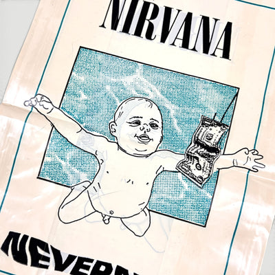 1991 Nirvana Nevermind Release Promo Carrier Bag