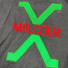 90's Malcolm X Hooded Zip Jacket