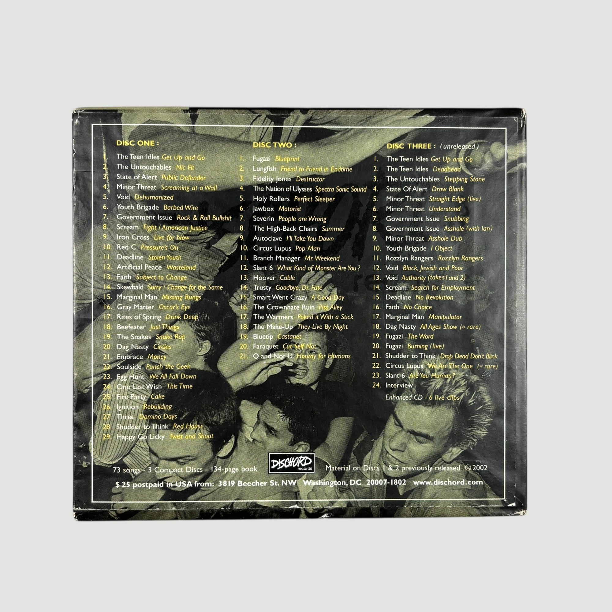 2000 20 Years of Dischord 2CD Boxset