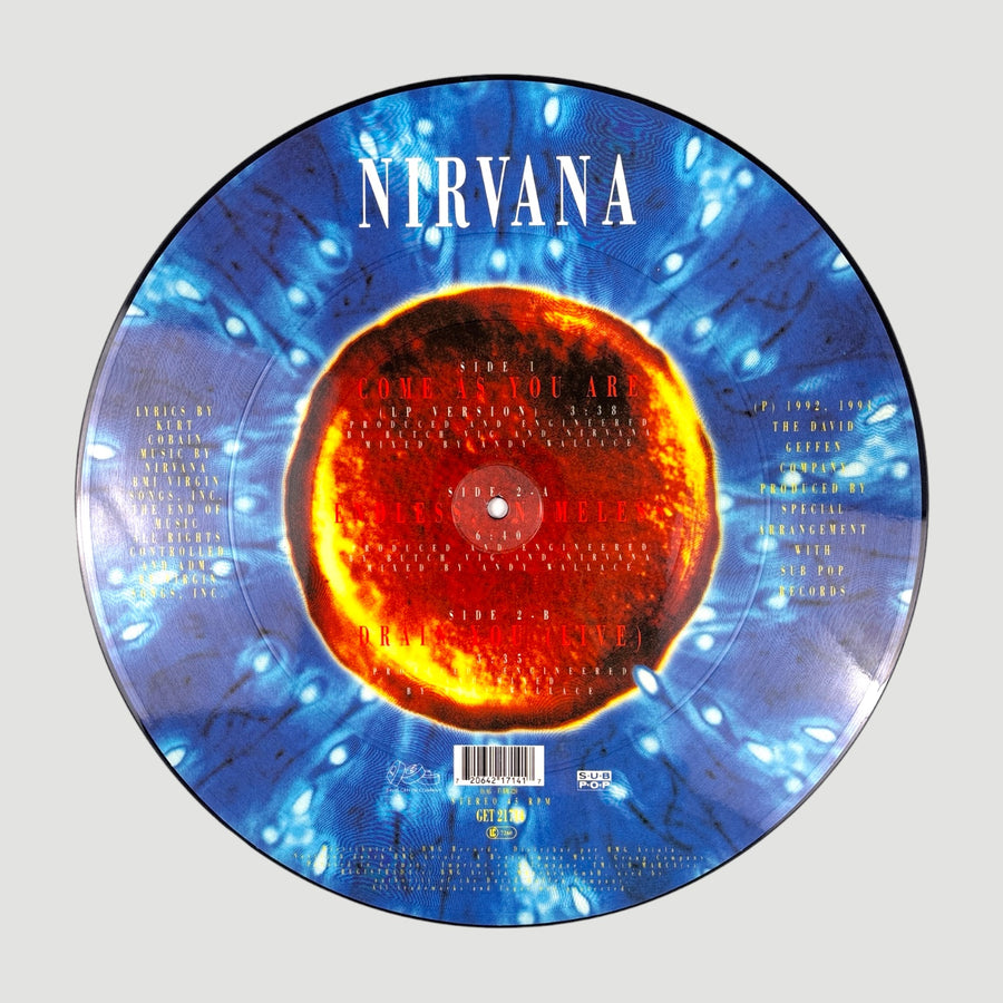 1992 Nirvana Come As You Are Euro Picturedisc Single