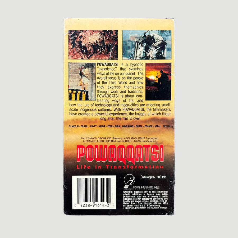 1990 Powaqqatsi NTSC VHS (Sealed)