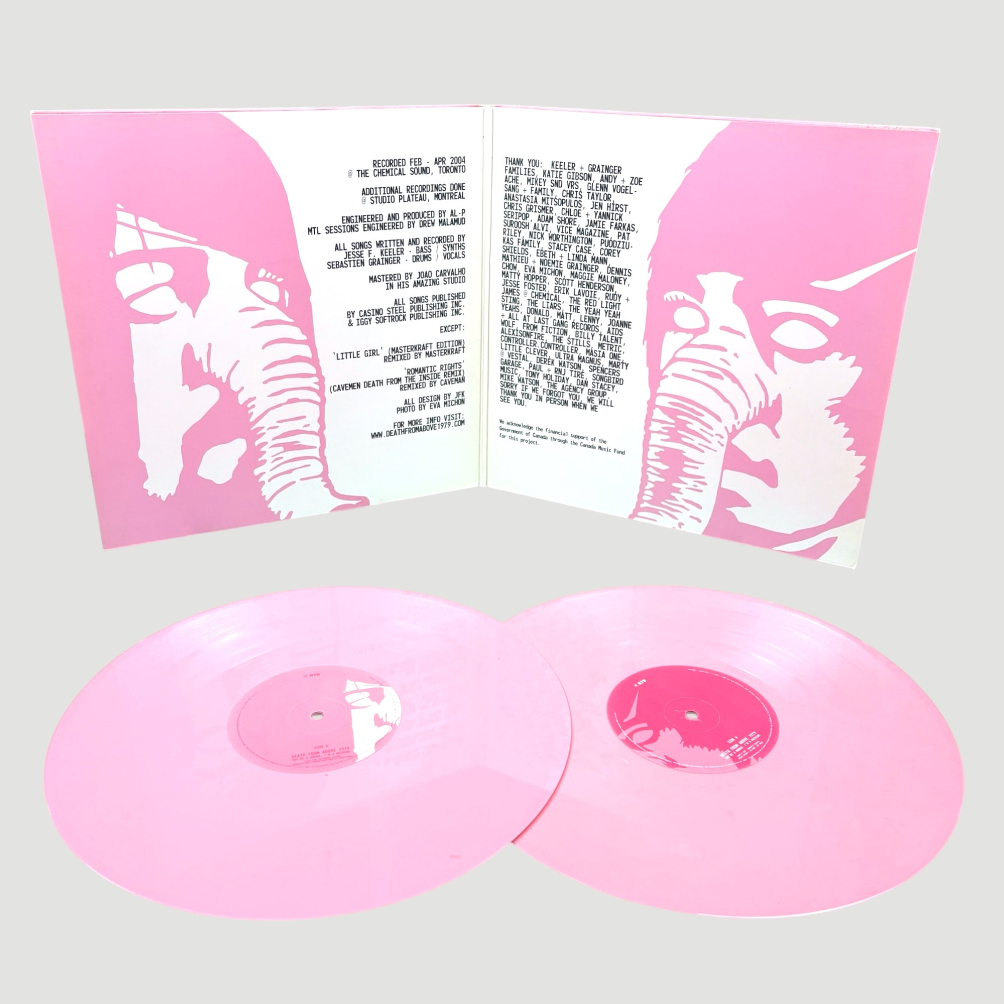 2005 Death From Above 1979 You're a Woman... UK 1st Press 2LP (Pink)