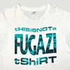 Early 90's Fugazi 'This is not a Fugazi T-Shirt' White T-Shirt