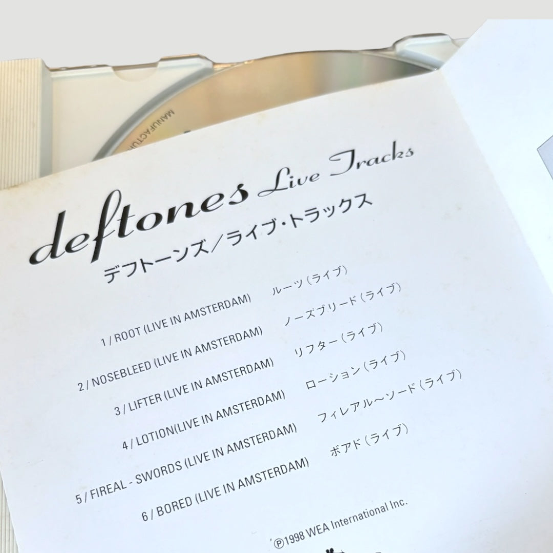 1998 Deftones Live Tracks Japanese CD