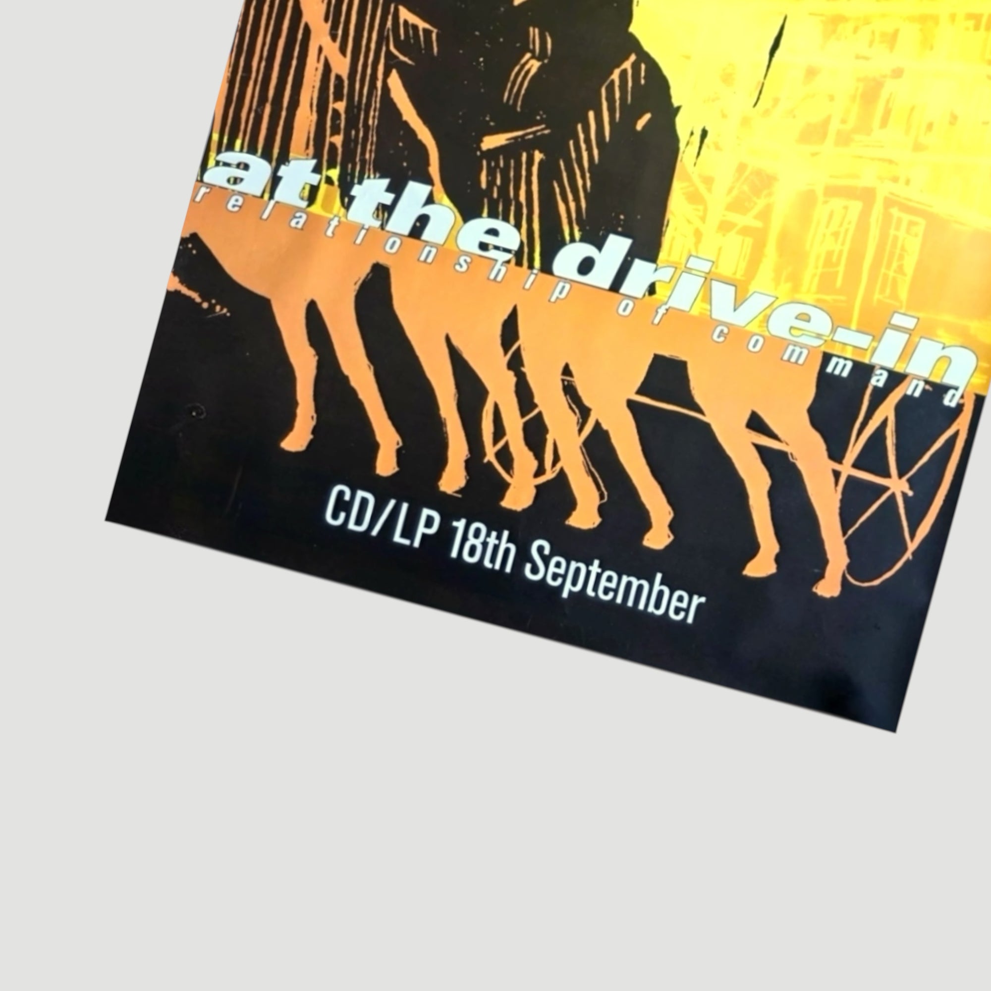 2000 At The Drive-In Relationship of Command UK Subway Poster