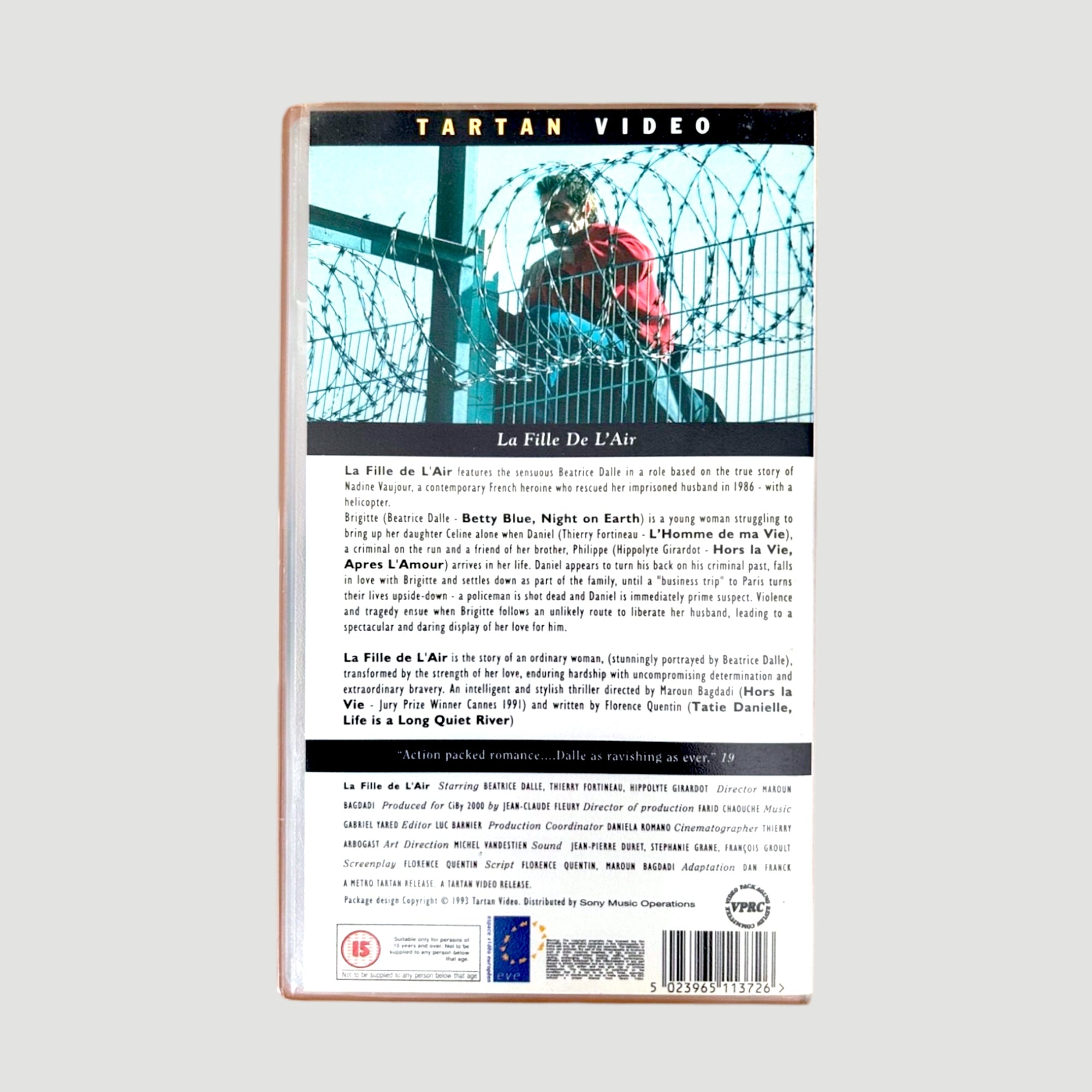 1993 La Fille De L'Air Tartan UK VHS