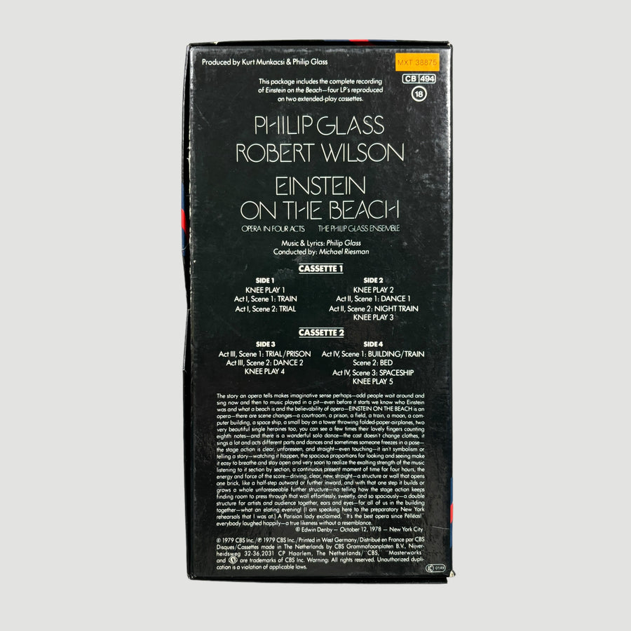 1979 Philp Glass Einstein on the Beach Cassette Boxset