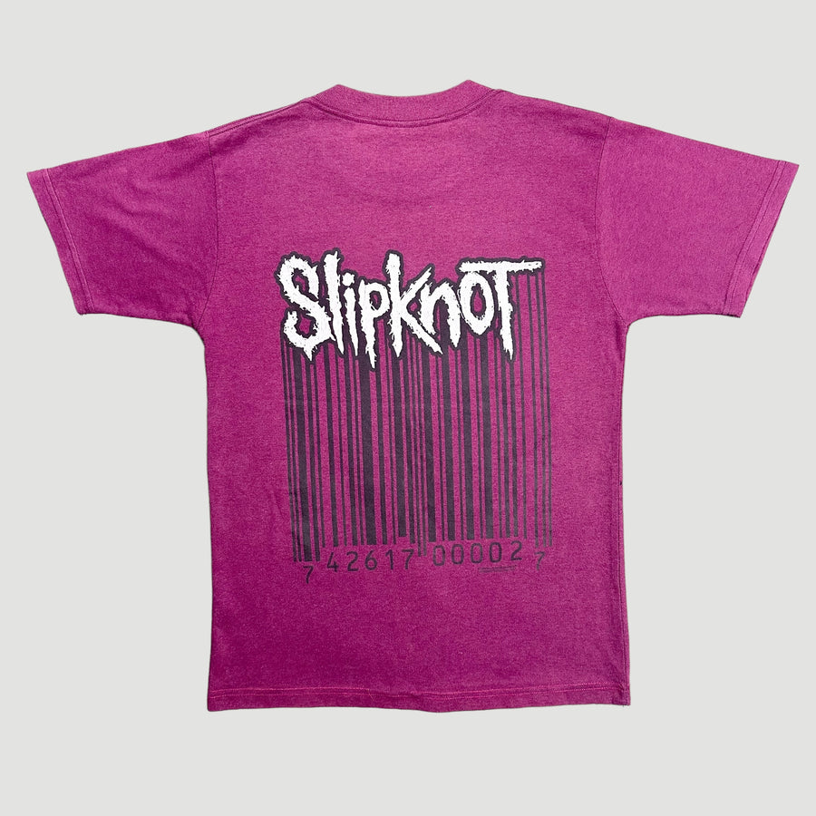 1999 Slipknot Barcode Logo T-Shirt