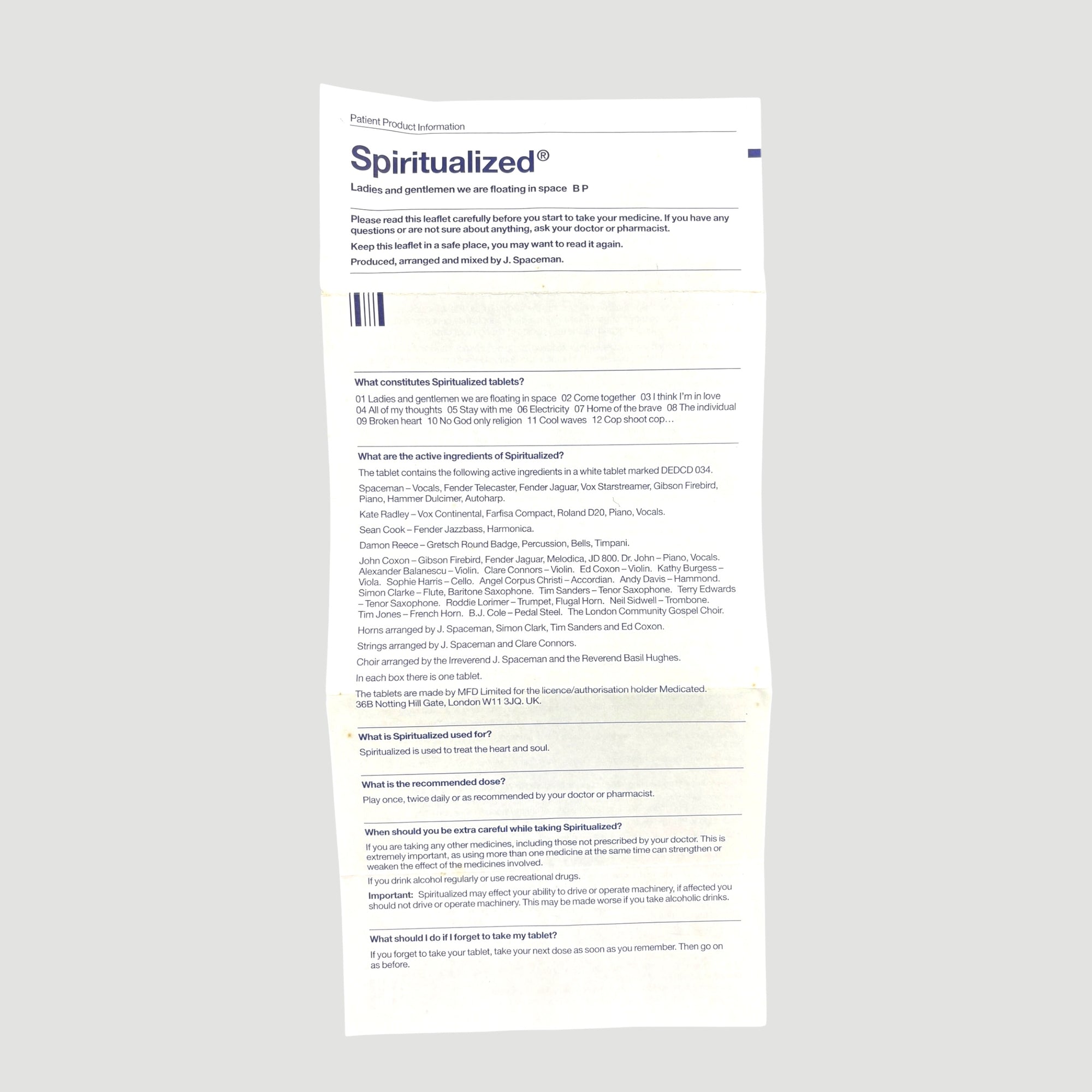 1997 Spiritualized Ladies and Gentleman... Limited Edition UK CD