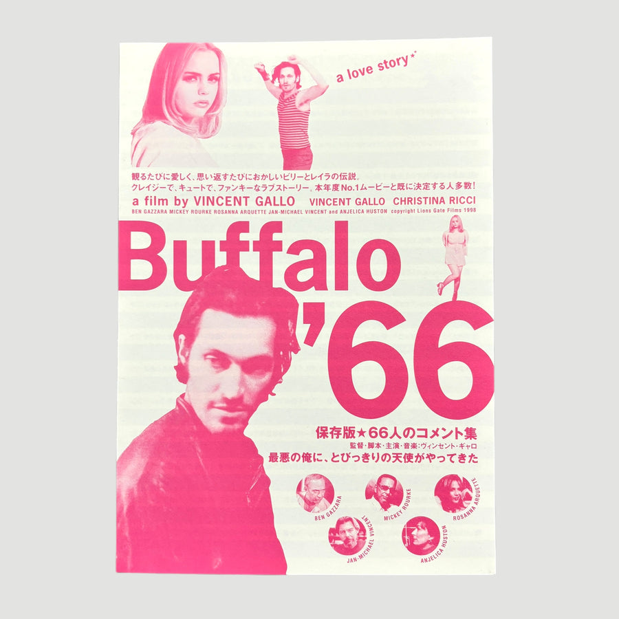 1998 Buffalo 66 Japanese Release Pink Pamphlet