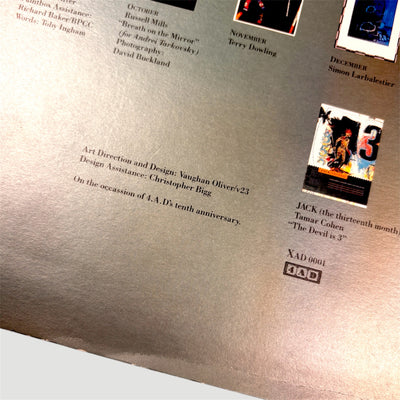 1990 4AD V23 Vaughan Oliver Calendar (Boxed)