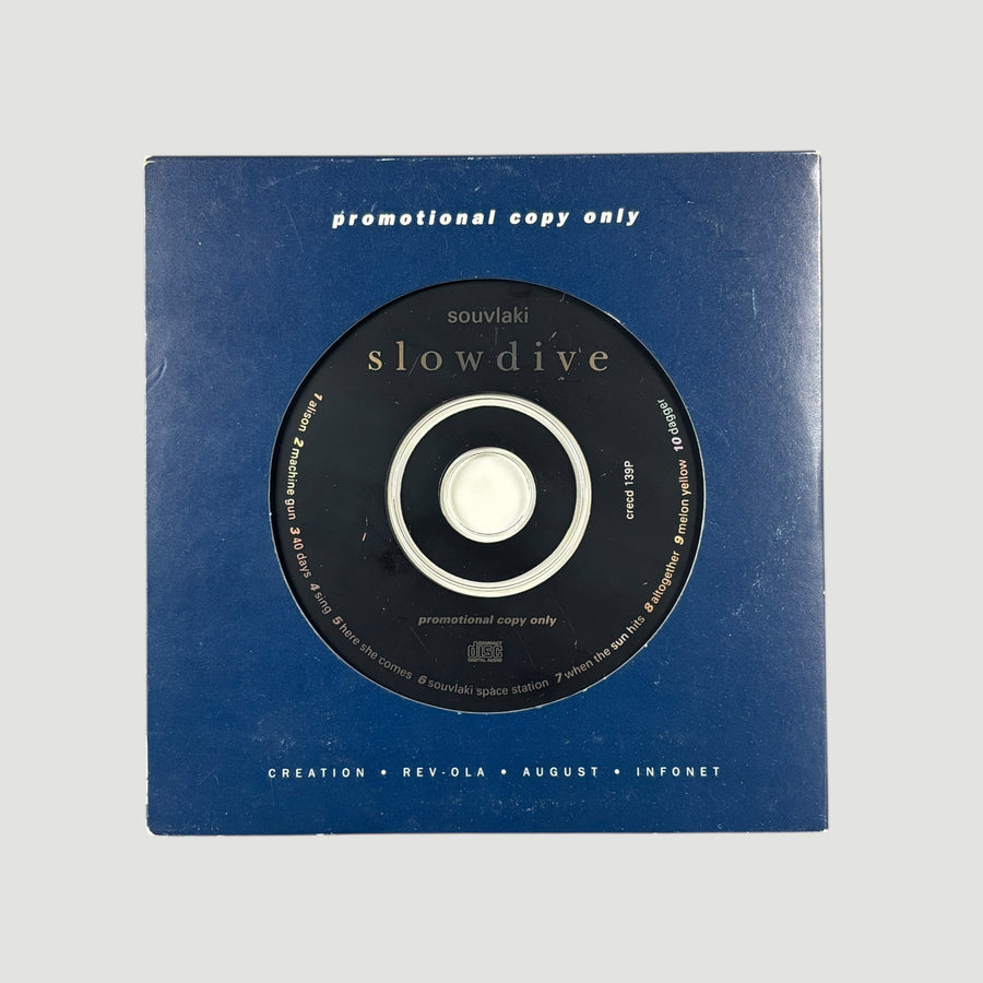 1993 Slowdive Souvlaki Creation Records UK Promo Sampler CD