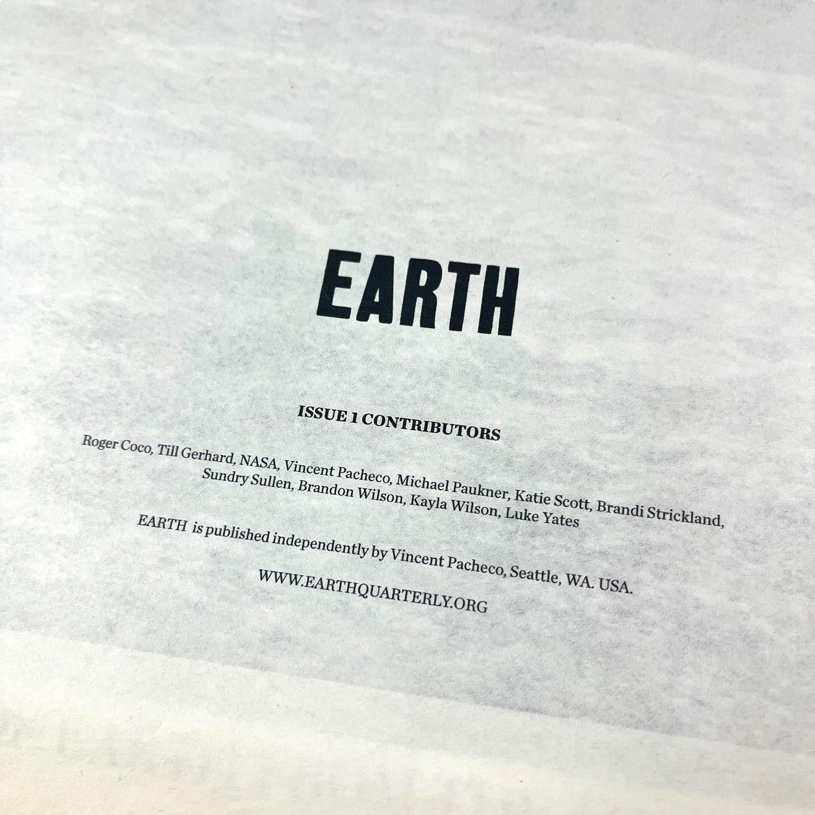 2009 Earth Quarterly Newspaper