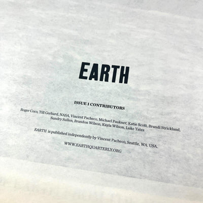 2009 Earth Quarterly Newspaper