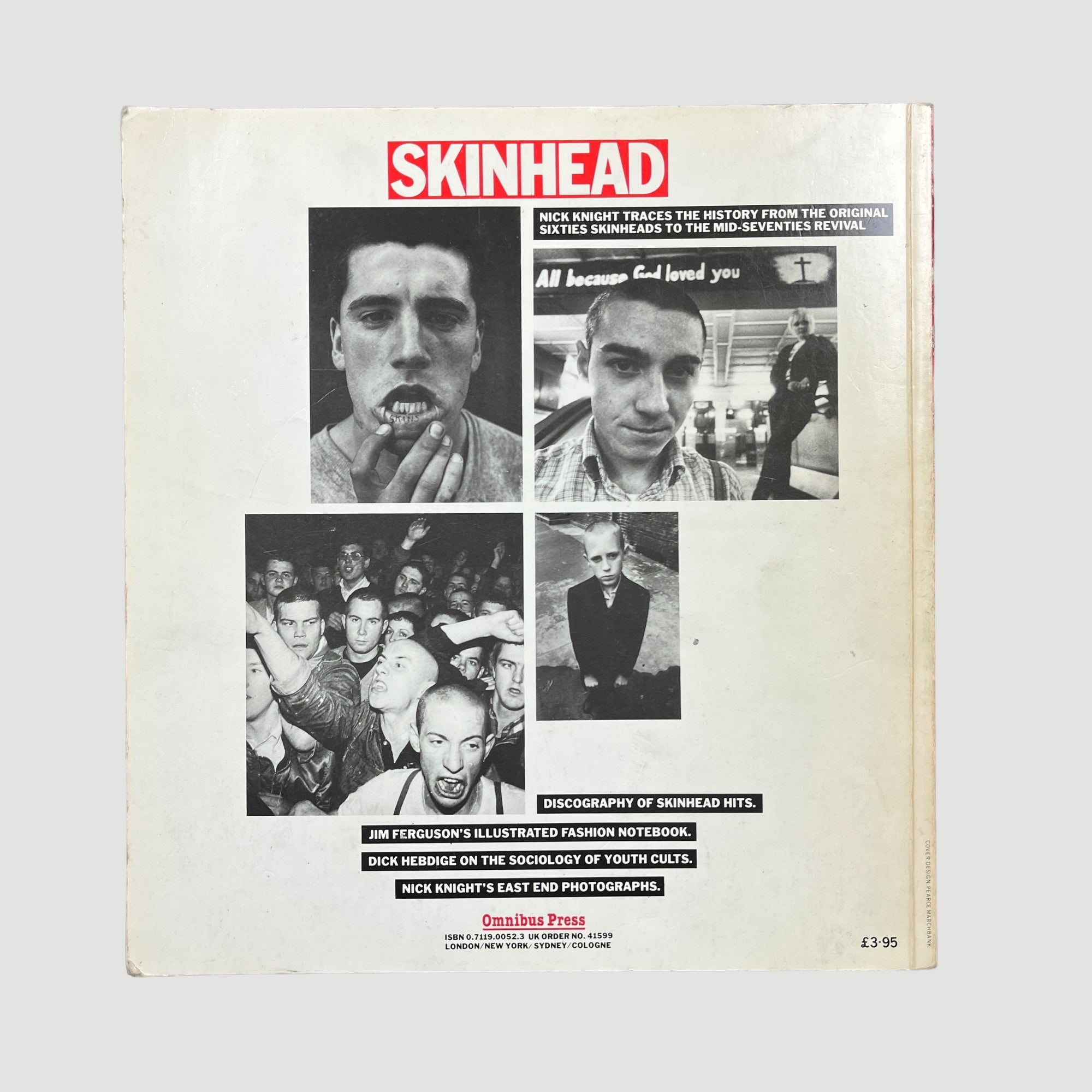 1982 Nick Knight 'Skinhead' 1st Edition Softback