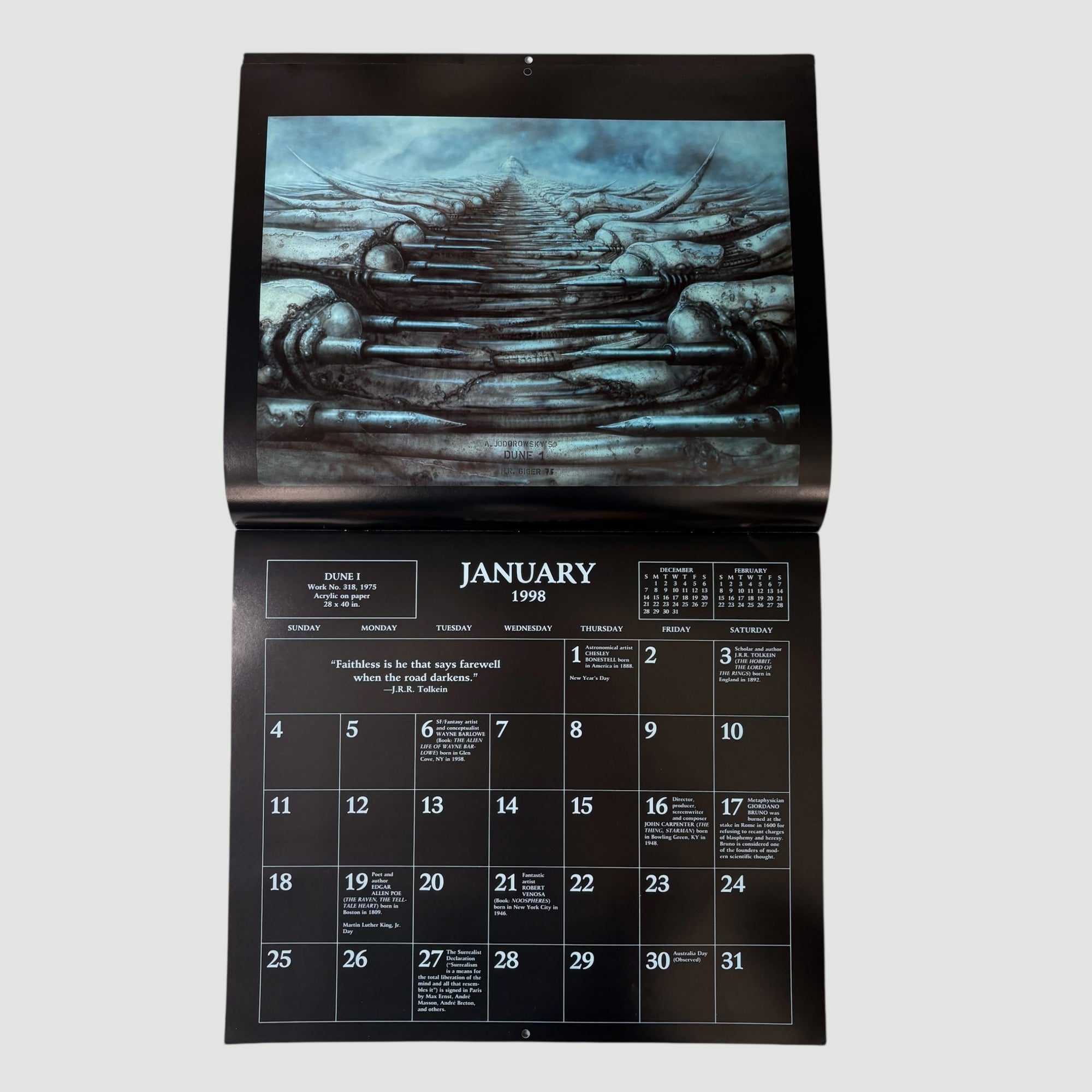 1998 H.R. Giger Calendar
