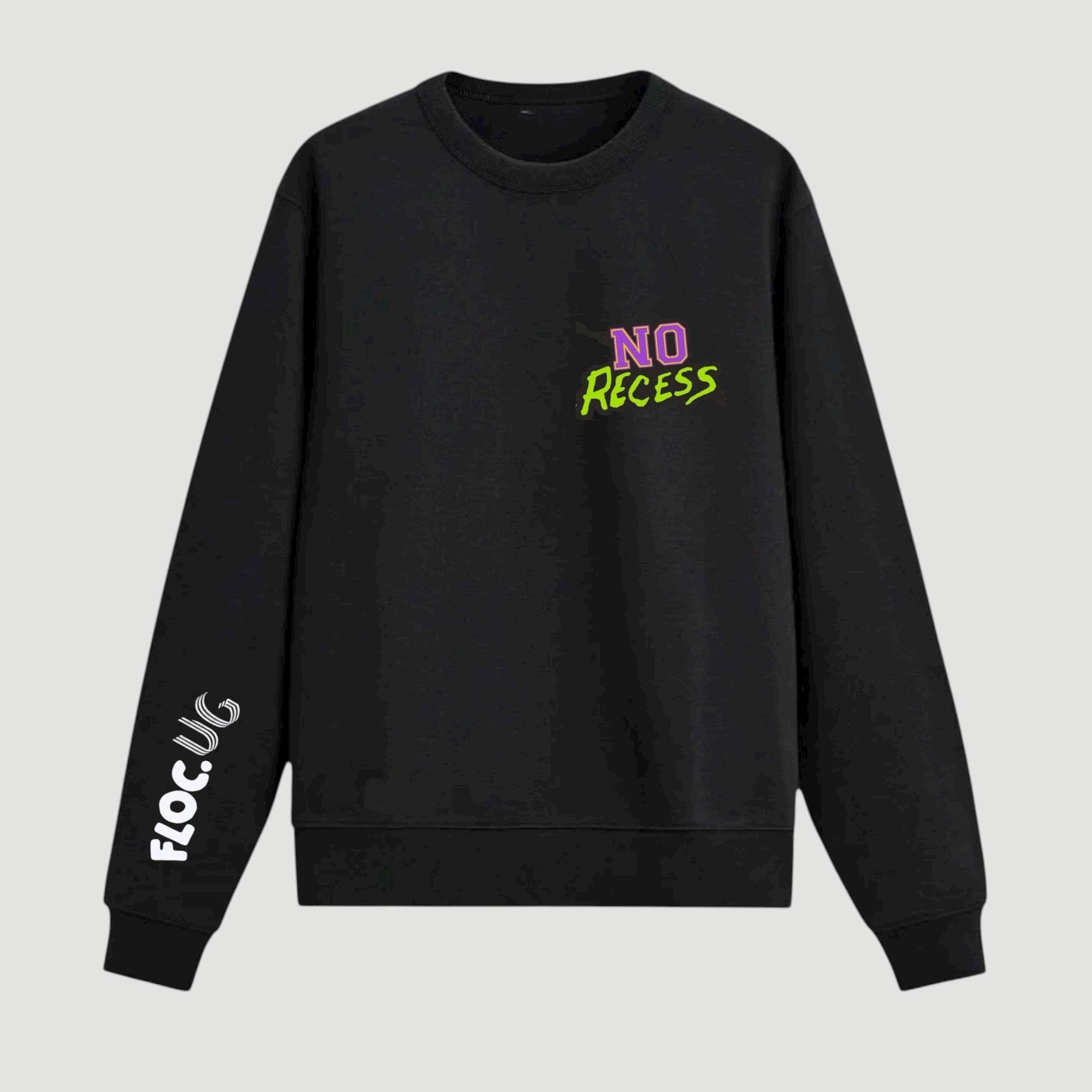 Floc x UG No Recess Sweatshirt Black