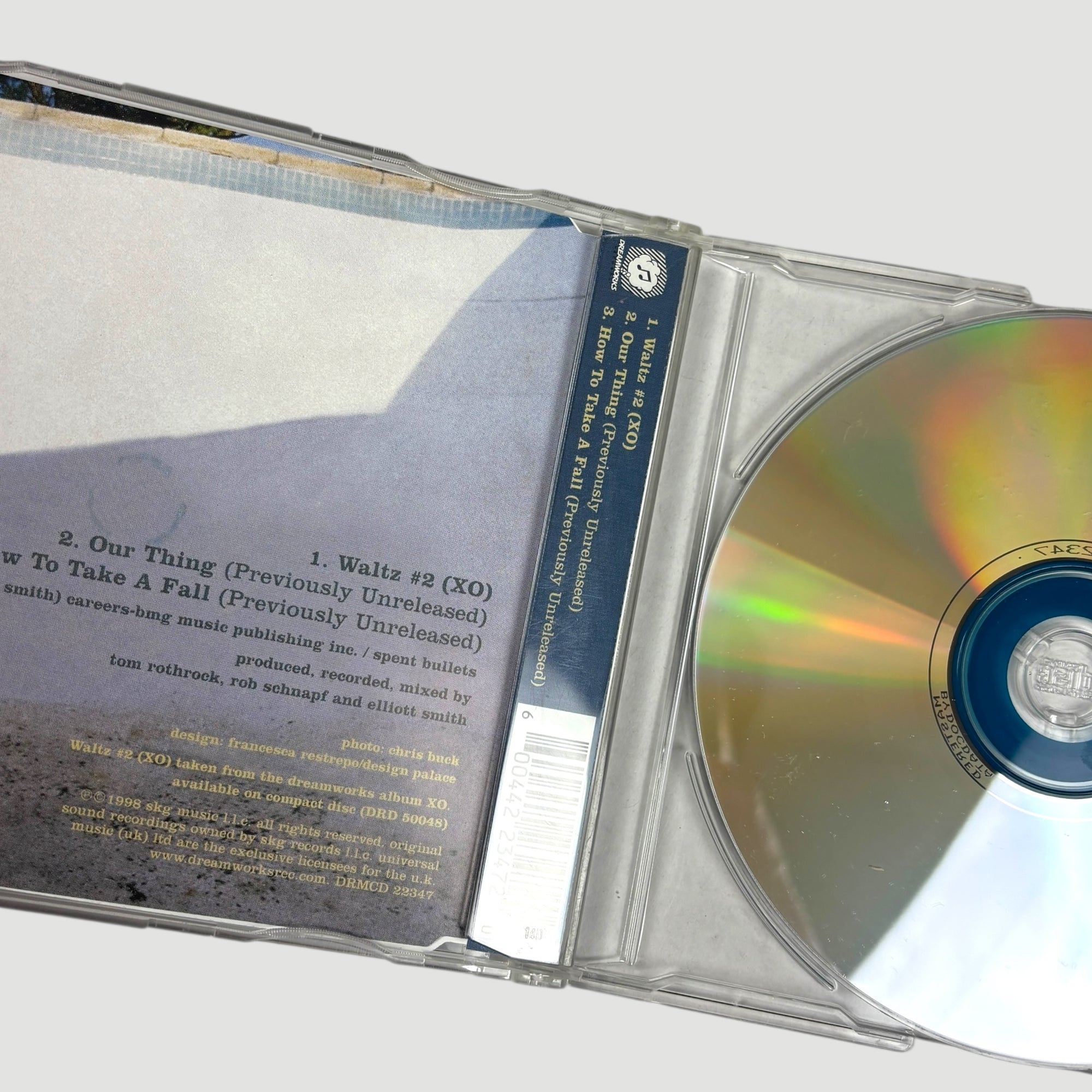 1998 Elliott Smith Waltz #2 (XO) UK CD Single