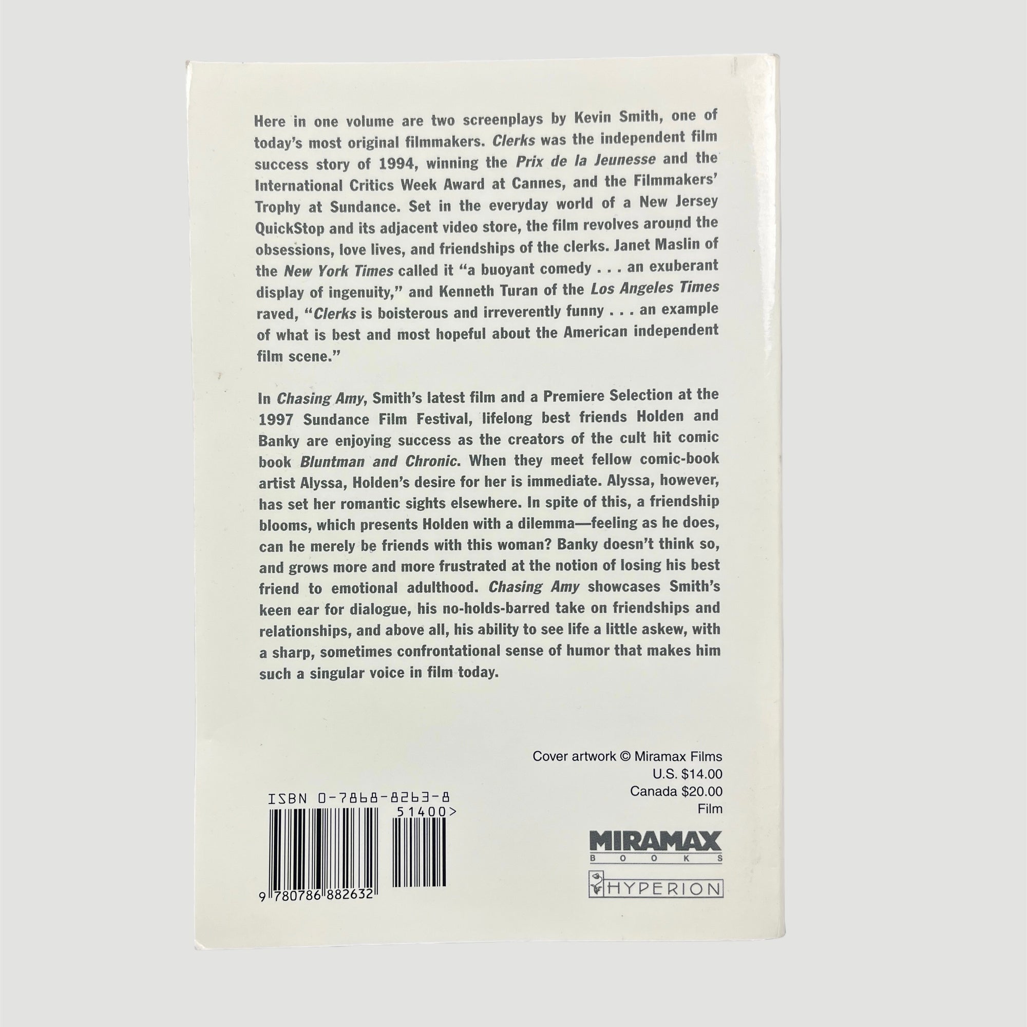 1996 Kevin Smith Clerks / Chasing Amy Two Screenplays (Signed)