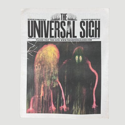 2011 Radiohead King of Limbs Universal Sigh Newspaper