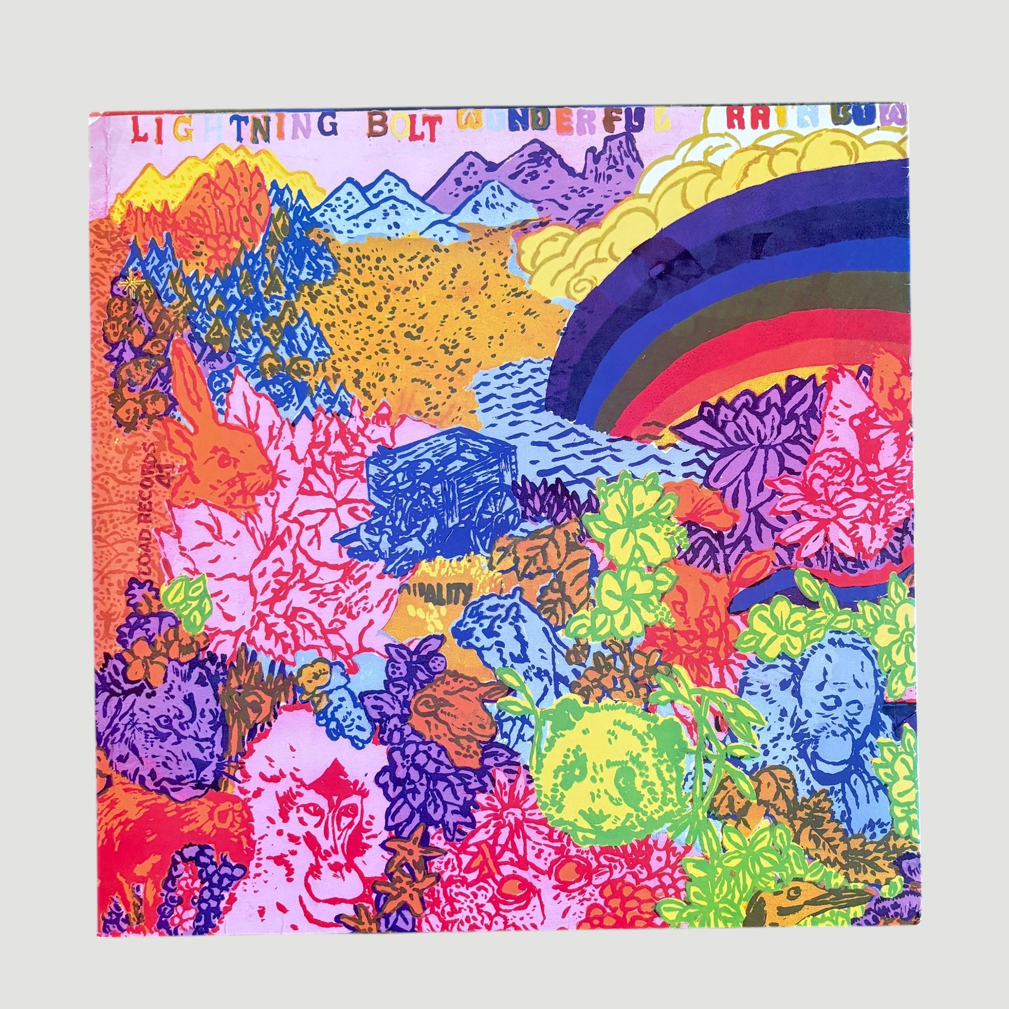 2003 Lightning Bolt Wonderful Rainbow 1st UK Press LP