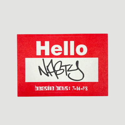 1998 Beastie Boys Hello Nasty CD + Plastic Bag + Sticker Set