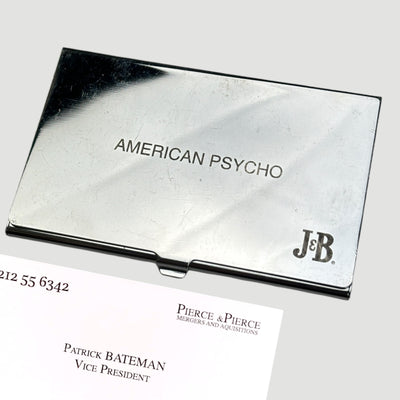 2000 American Psycho x JB Promo Business Card Holder