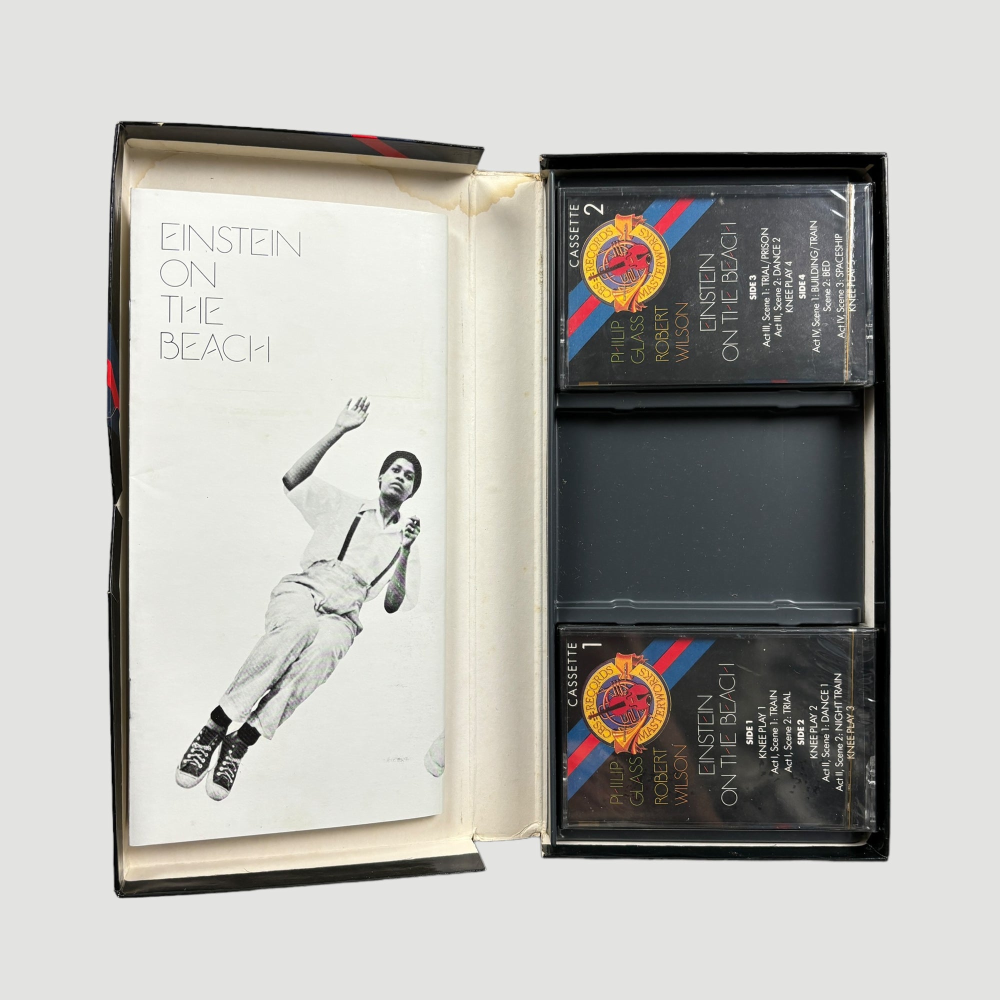 1979 Philp Glass Einstein on the Beach Cassette Boxset