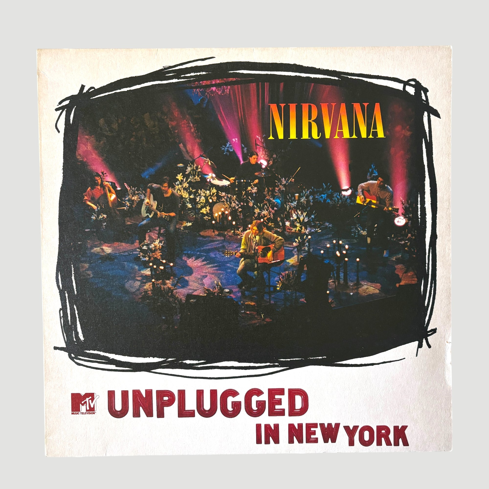 1994 Nirvana Unplugged in NY UK 1st Press LP