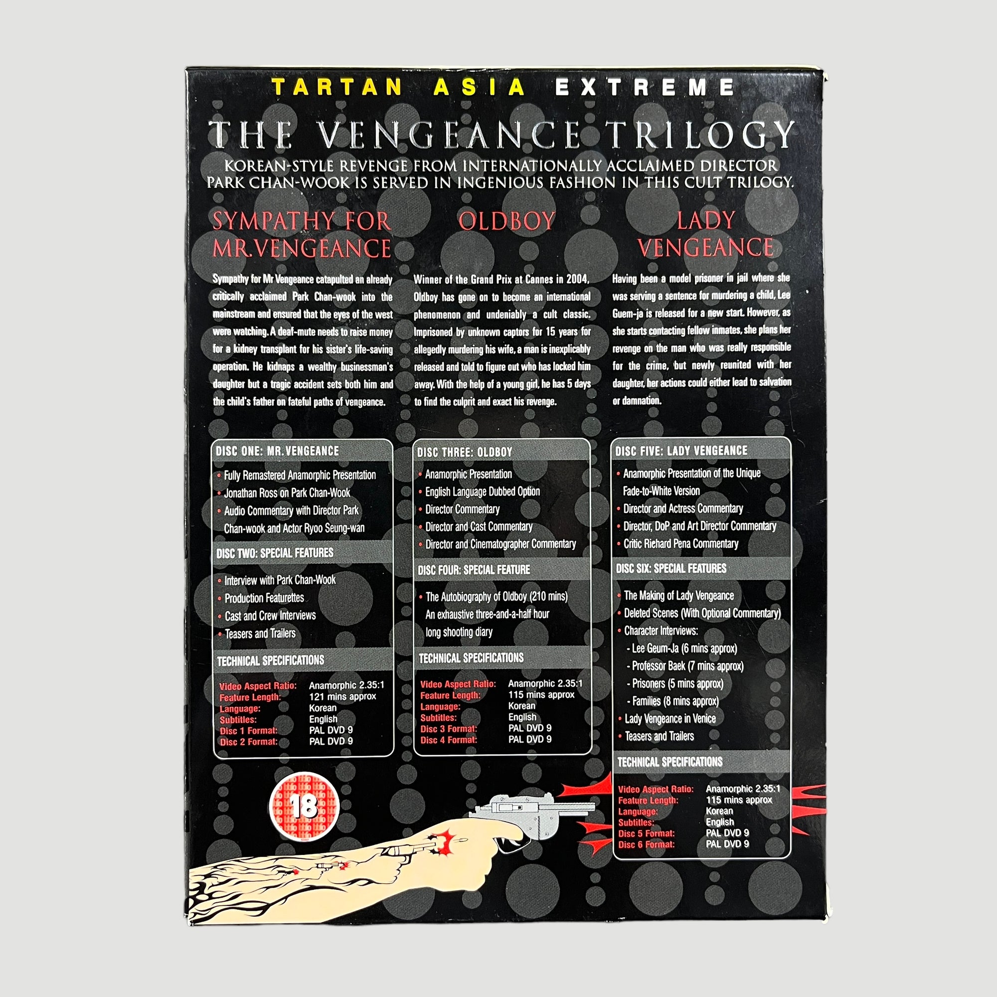 2006 Vengeance Tartan Asia DVD Boxset (w/Hammer Bottle Opener)