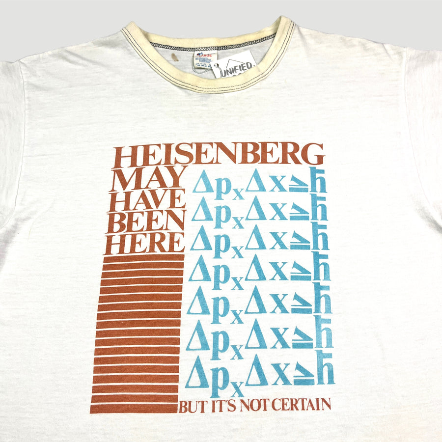 70's Werner Heisenberg Theory Ringer T-Shirt