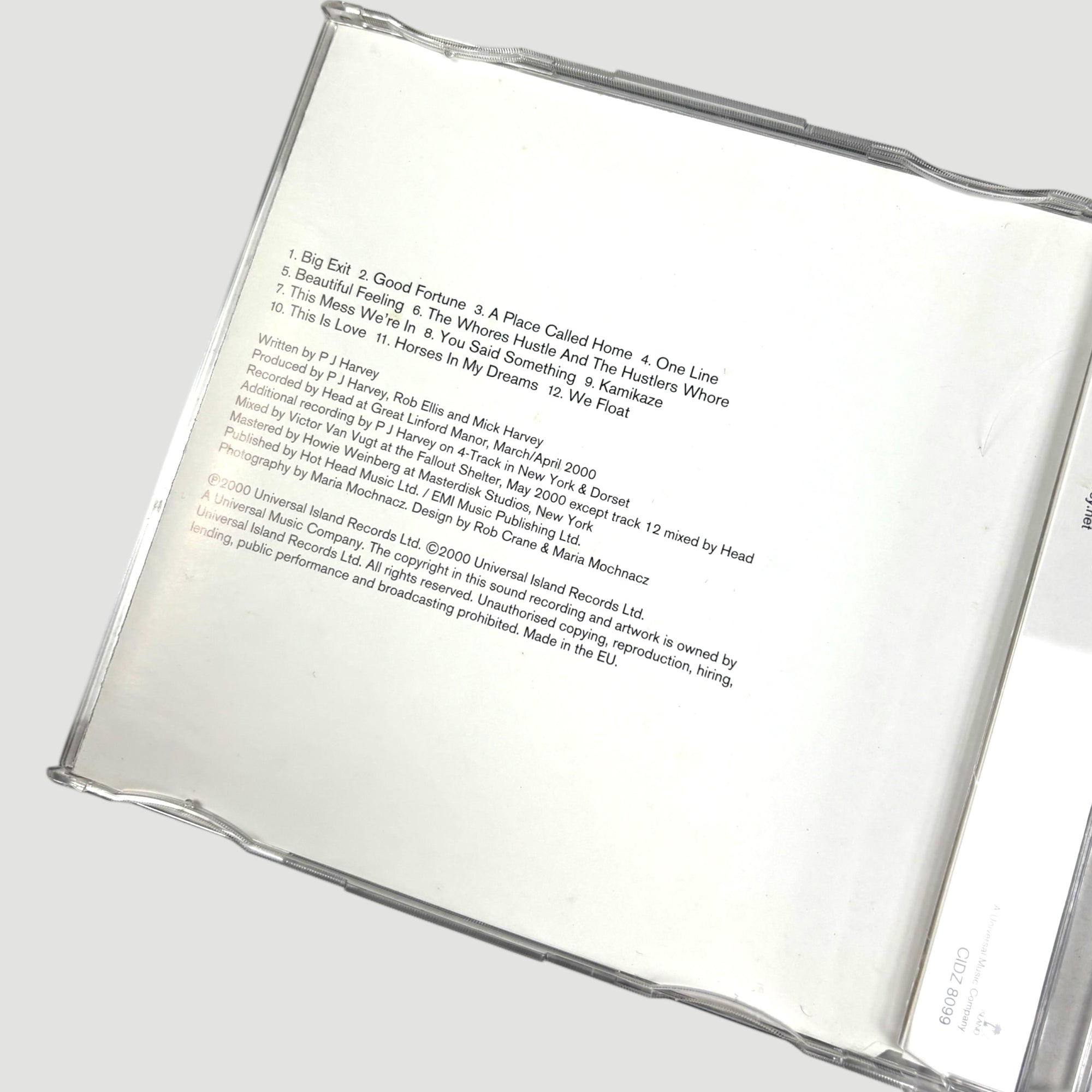 2000 PJ Harvey Stories from the City CD/VHS UK Promo Boxset