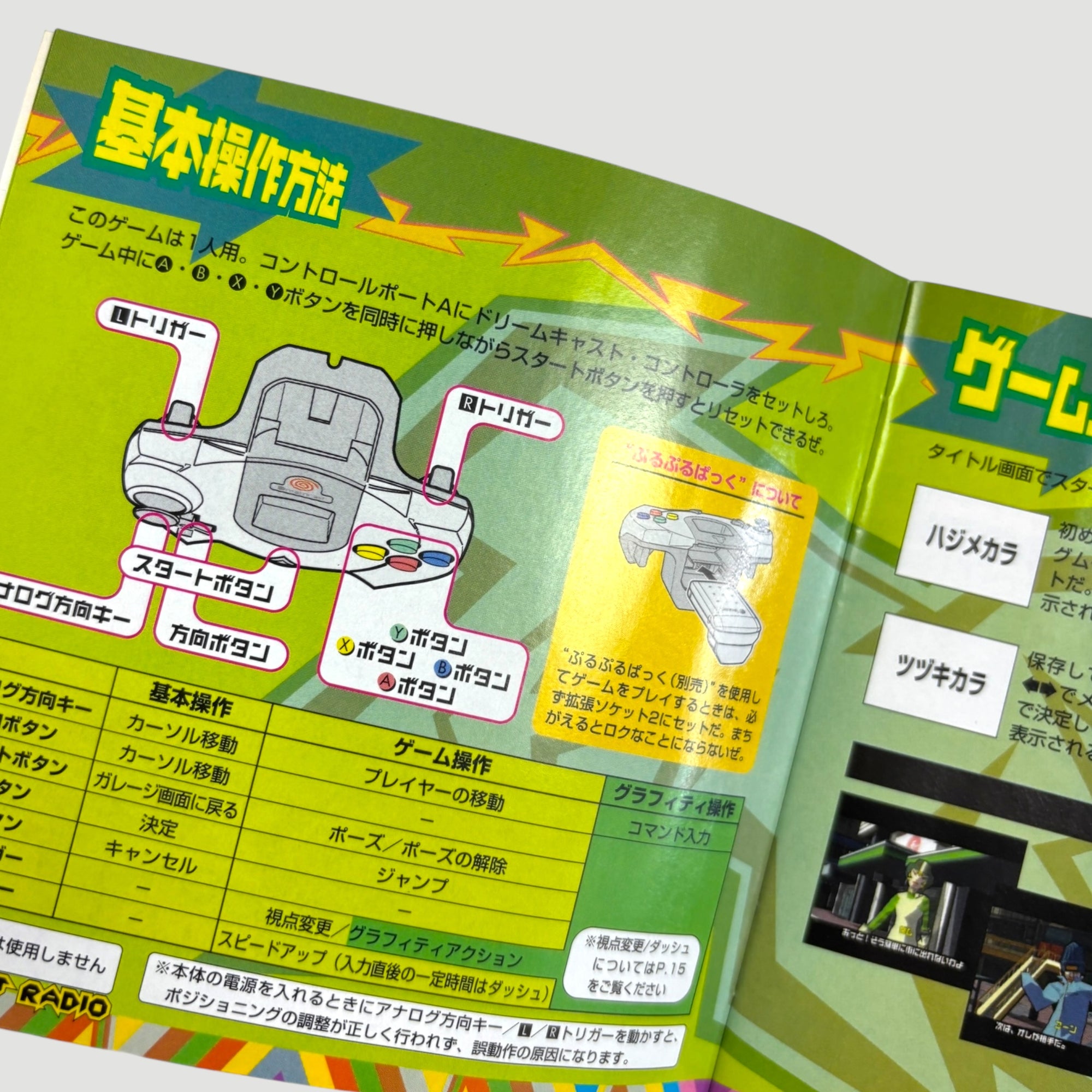 2000 Jet Set Radio Japanese Sega Dreamcast Game