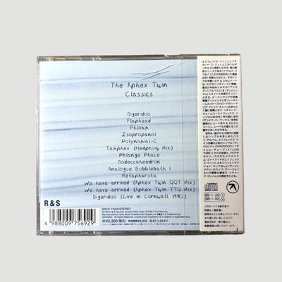 1995 Aphex Twin 'Classics' Japanese CD