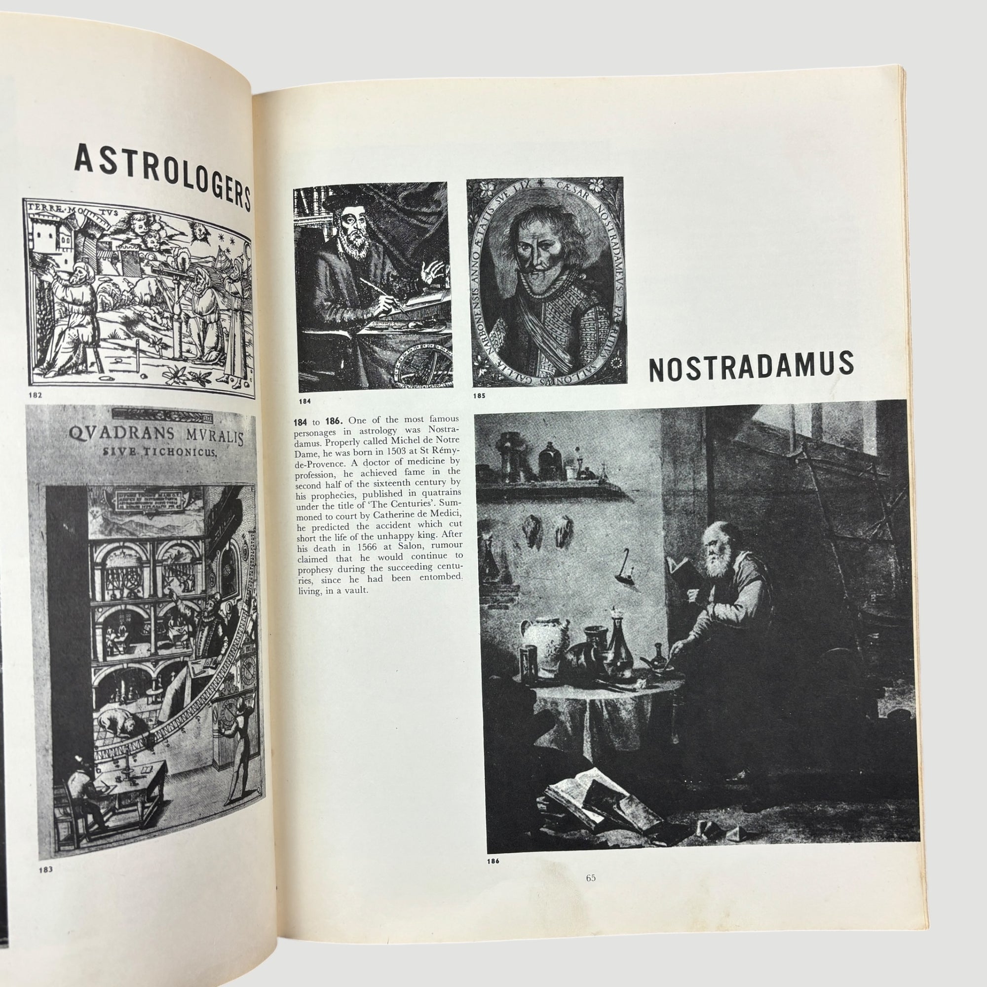 1966 A Pictorial History of Magic and Supernatural by Maurice Bessy