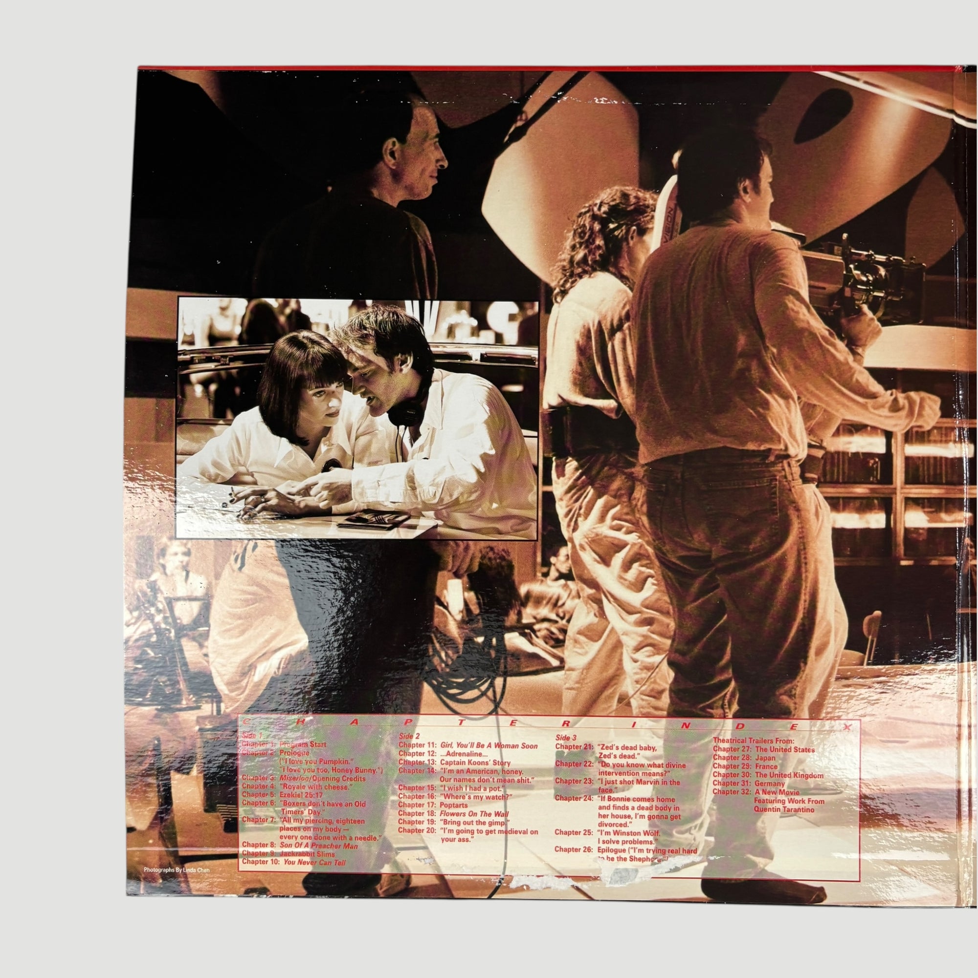 1994 Pulp Fiction UK Gatefold 2 Laserdisc Set