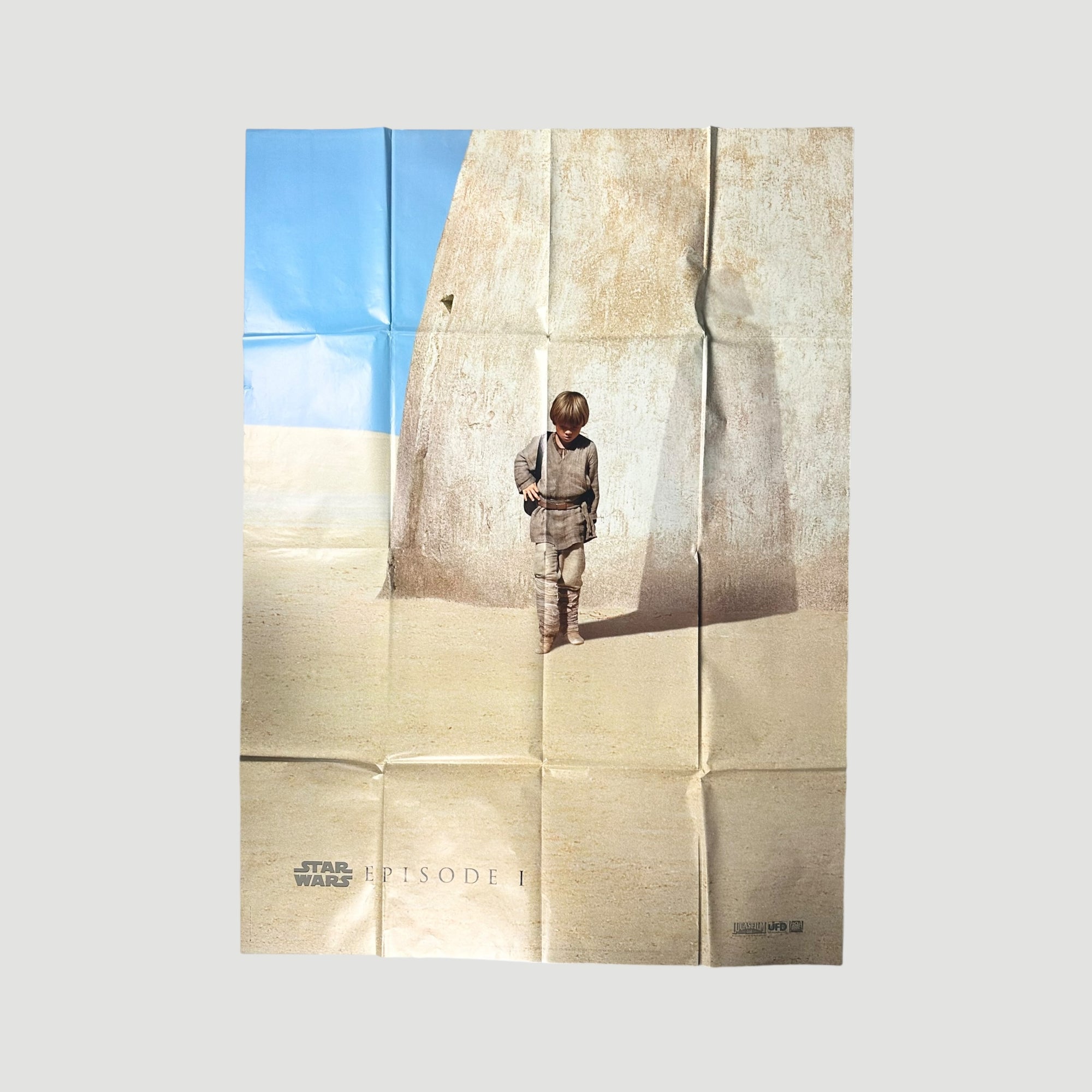 1999 Star Wars Phantom Menance Subway Poster (Folded)