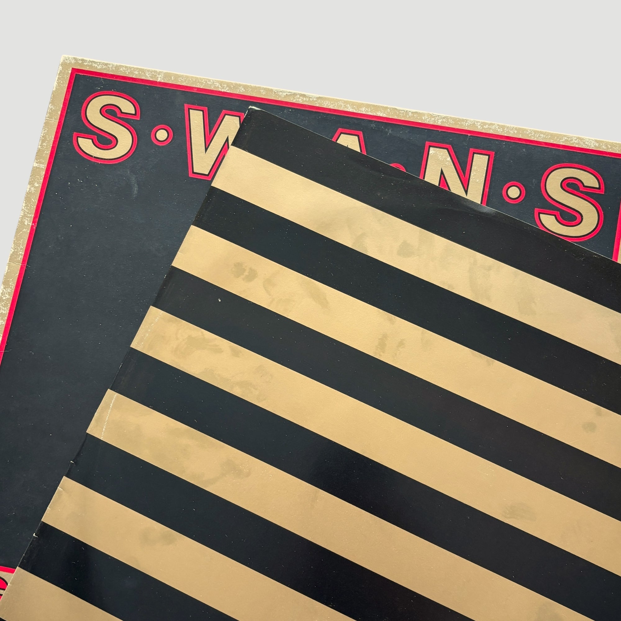 1986 Swans Greed UK 1st Press LP + Insert