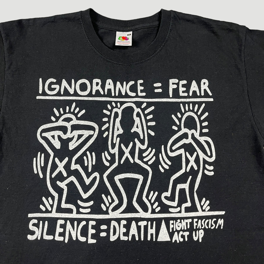 2000's Keith Haring Ignorance Feat T-Shirt