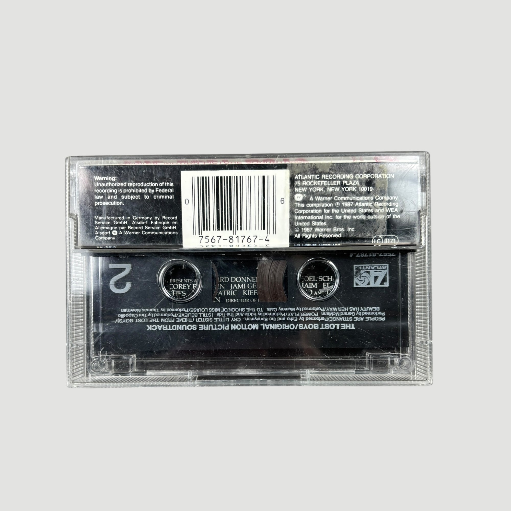 1987 The Lost Boys UK OST Cassette
