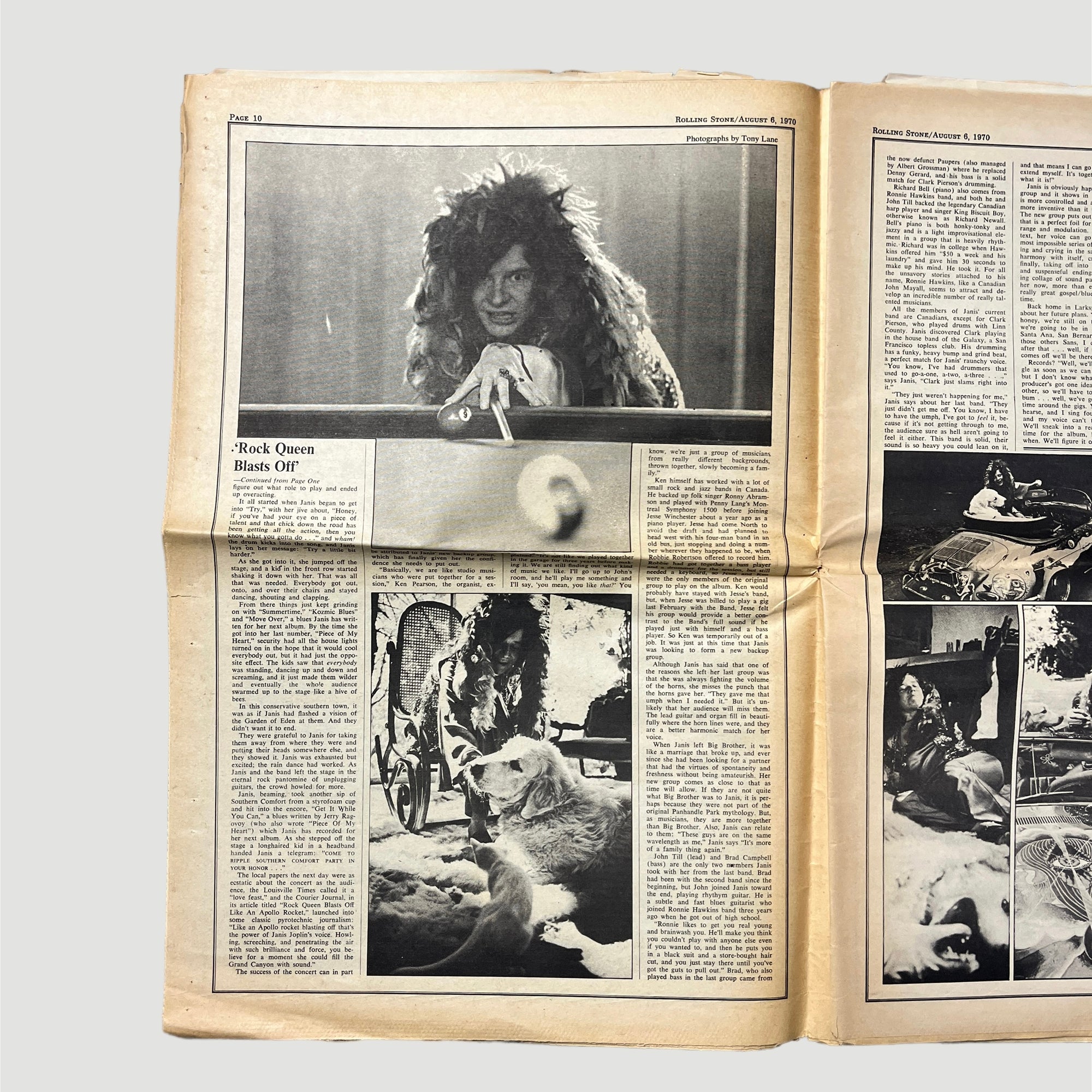 1970 Rolling Stone Janis Joplin Issue