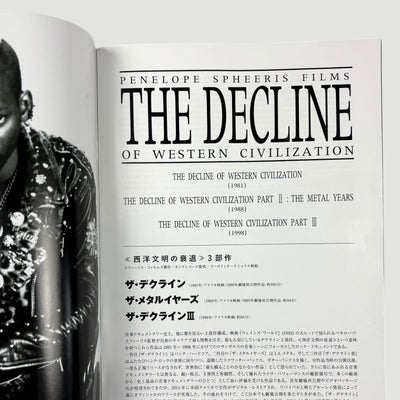 00's The Decline of Western Civilisation Films Japanese Booklet