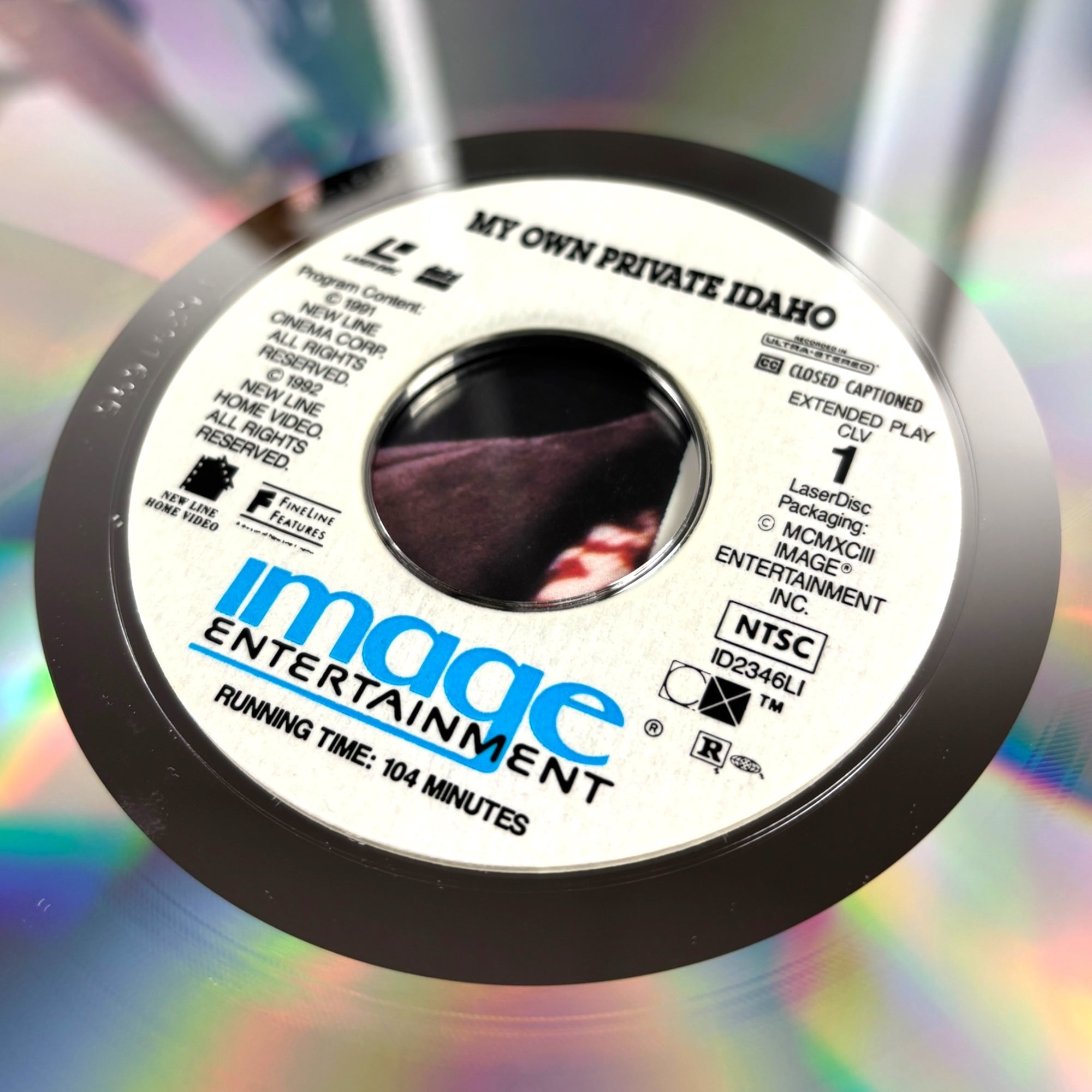 90's My Own Private Idaho UK Laserdisc